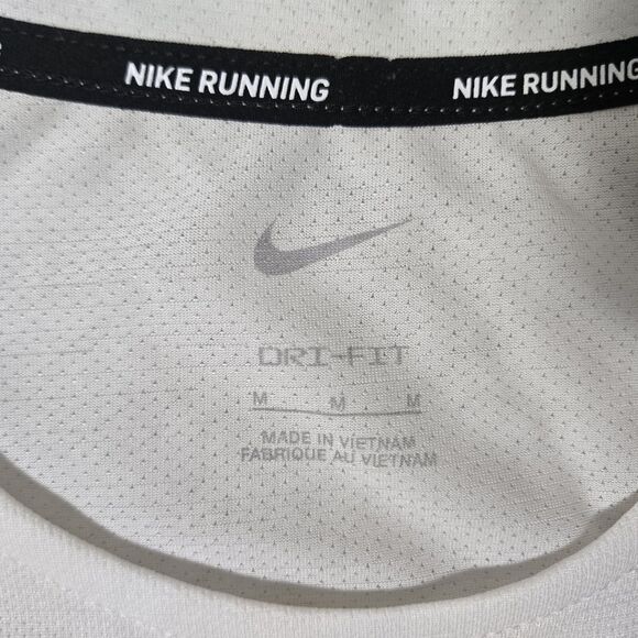Nike Pro Elite Mens Medium Uganda Team Issued Running White T-Shirt CU8875-100 - Picture 3 of 6